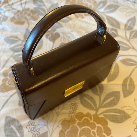 Beautiful Vintage Mark Cross Handbag with Crossbody Strap - Picture 3 of 10